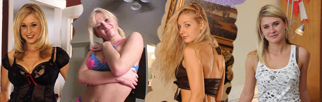 blonde girls all ready for phonesex