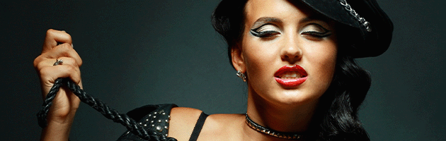 left to right: 2 inked and pierced young girls touching heach other, boobs out. close up of a lubed up femail ass hole, and a woman using rope and a paddle