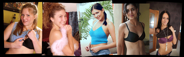 young phone sex girls - 5 young women showing off