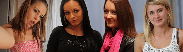 young wife alone and playing with her pink dildo